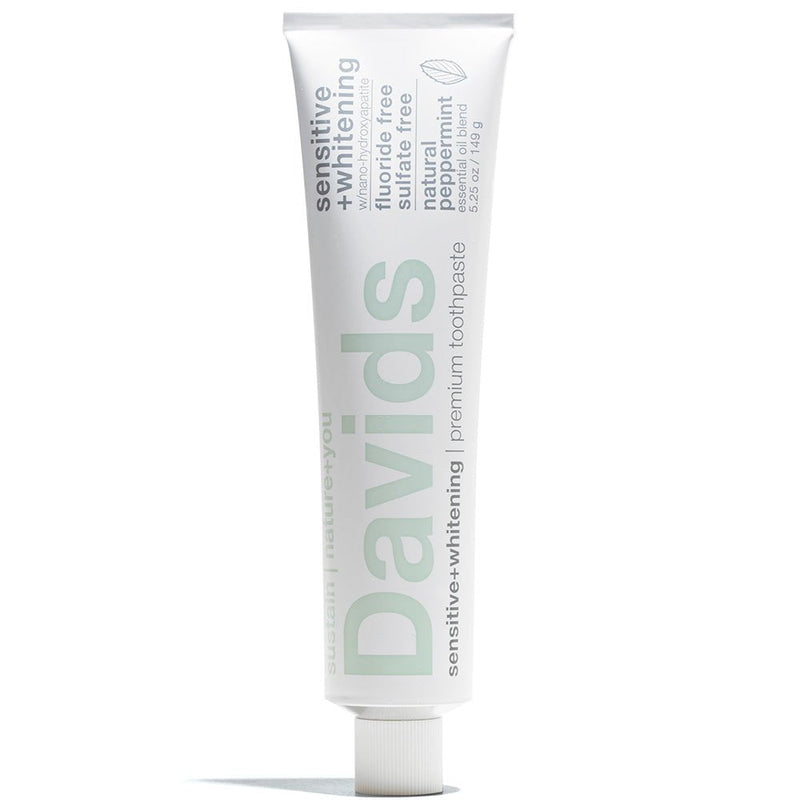 Sensitive+Whitening nano-Hydroxyapatite Toothpaste 5.25 oz by Davids at Petit Vour
